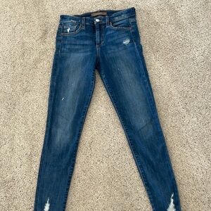 JOES SKINNY JEANS - women's 25 - soo cute - distressed jeans - ripped skinny
